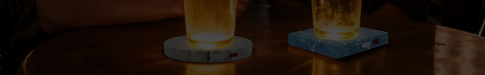 LED Coasters for Drinks